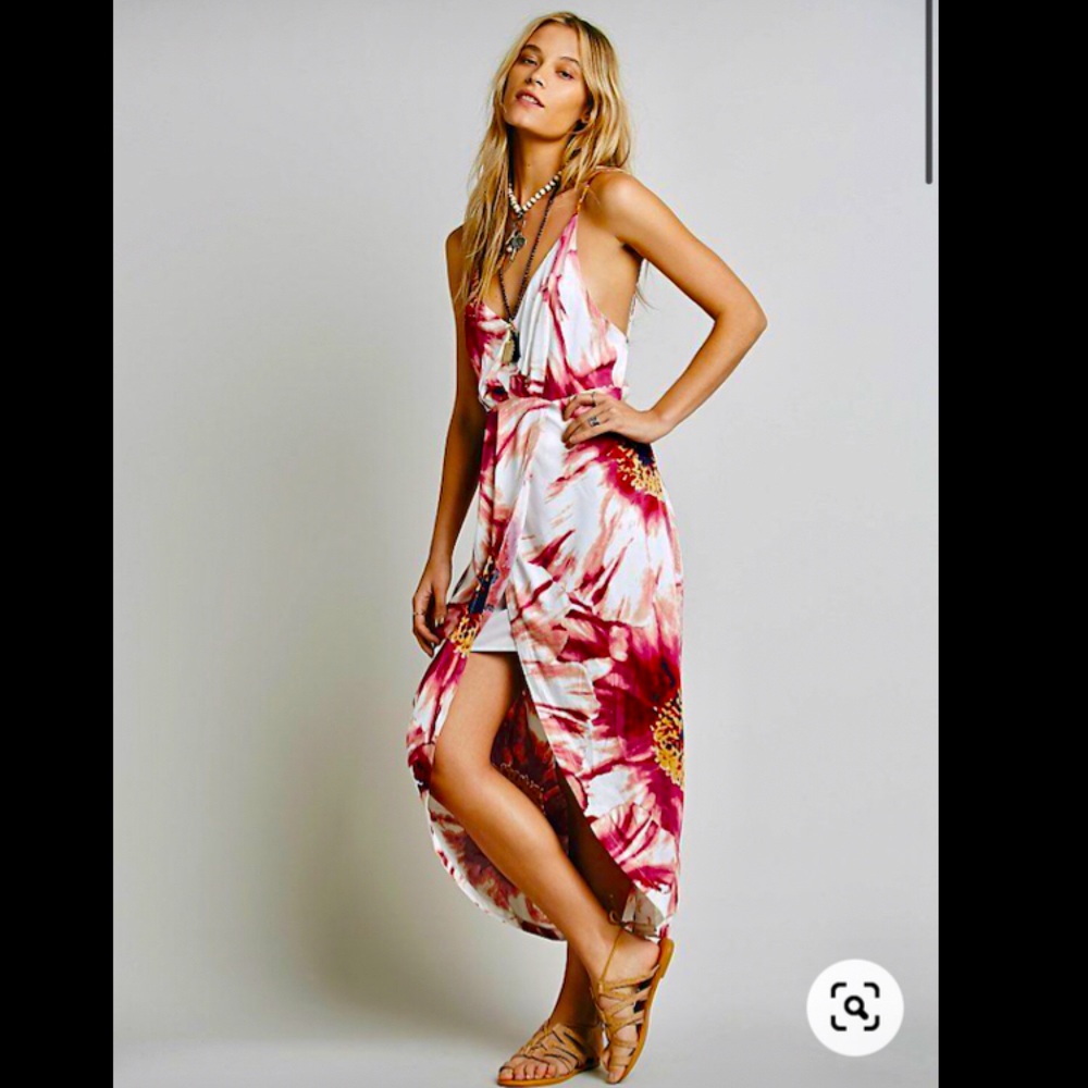 Free People Summer Lady Printed Summer Bloom dress